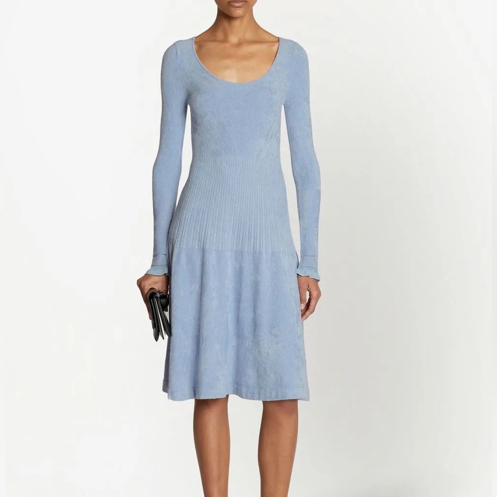 Proenza Schouler White Label Scoop Neck Chenille Dress